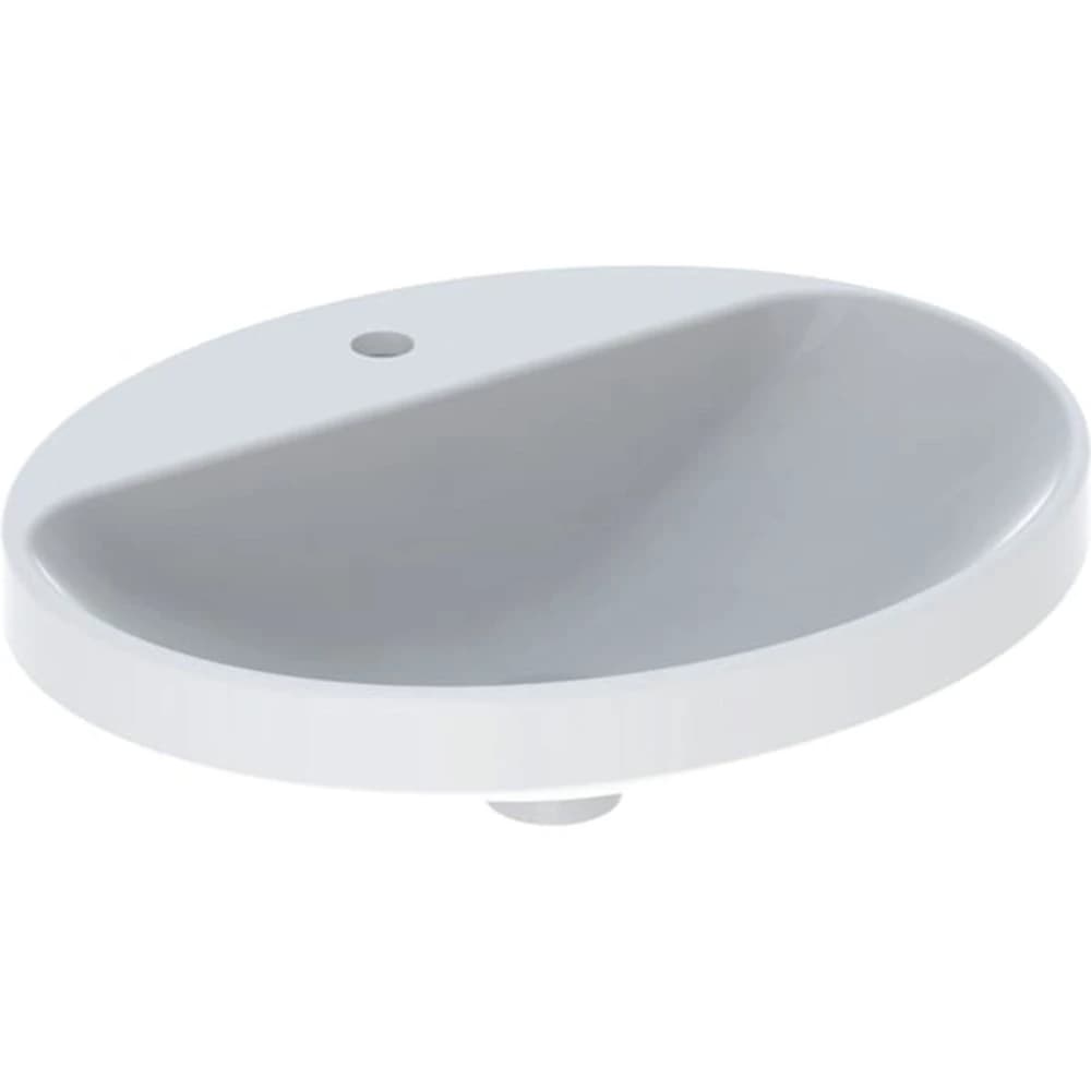 Geberit VariForm 55x45 Cm Oval Tezgah Üstü Lavabo - 500.722.01.2