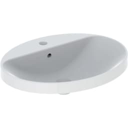 Geberit VariForm 60x48 Cm Oval Tezgah Üstü Lavabo - 500.724.01.2 görsel 1