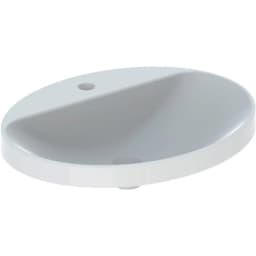Geberit VariForm 60x48 Cm Oval Tezgah Üstü Lavabo - 500.726.01.2 görsel 1