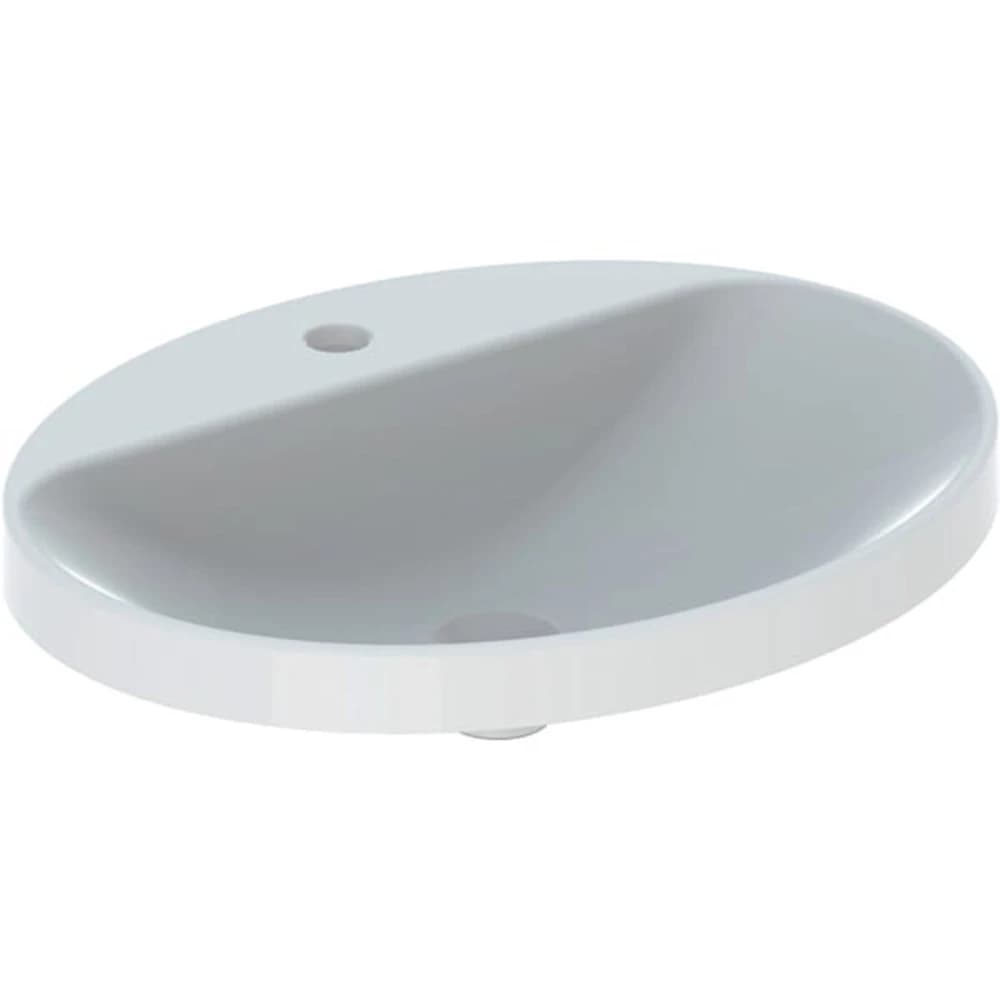 Geberit VariForm 60x48 Cm Oval Tezgah Üstü Lavabo - 500.726.01.2