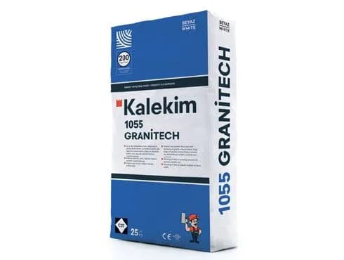 Granitech - Granit Yapıştırma Harcı (Beyaz) C2Te (25 Kg) (1055)