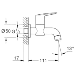 Grohe BauEdge 2020 Musluk - 20238001 görsel 2
