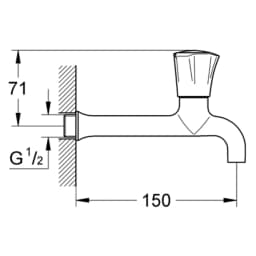 Grohe Costa L Musluk - 30064001 görsel 2