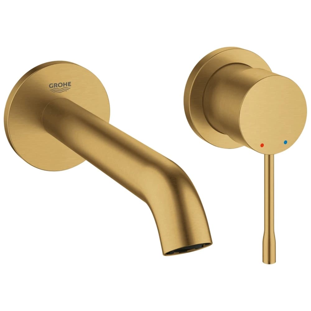 Grohe Essence New İki Delikli Altın Ankastre Lavabo Bataryası - 29192GN1