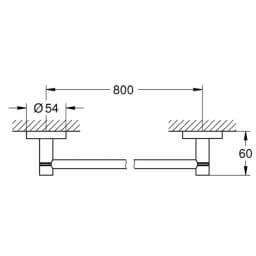 Grohe Essentials New Havluluk - 40386001 görsel 2