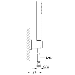 Grohe Euphoria Cube Duş Seti - 27702000 görsel 2