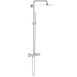 Grohe Euphoria System Duvara Monte Termostatik Bataryalı Duş Sistemi - 26187000 görsel 1