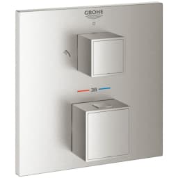 Grohe Grohtherm Cube Termostatik Banyo-Duş Bataryası - 24154DC0 görsel 1