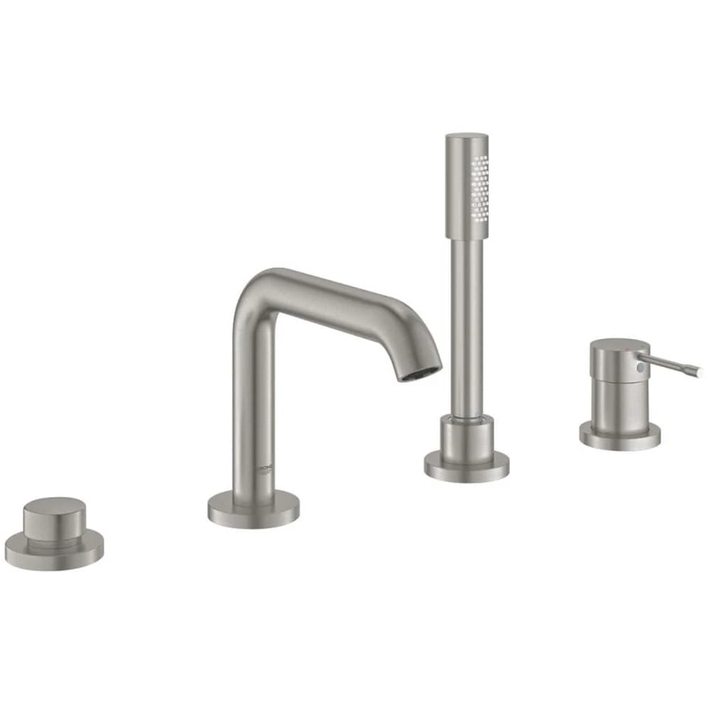 Grohe Lineare New Dört Delikli Nikel Küvet Bataryası - 19577DC1