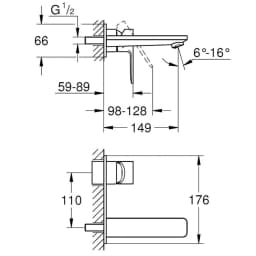 Grohe Lineare New İki Delikli Lavabo Bataryası -19409001 görsel 2