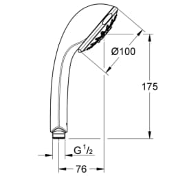 Grohe Relexa Ultra 5 Akışlı El Duşu - 28796000 görsel 2