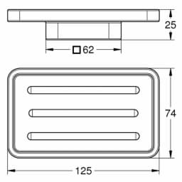 Grohe Selection Cube Sabunluk - 40806000 görsel 2