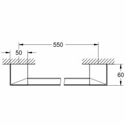Grohe Selection Cube Tutamak-Havluluk - 40807000 görsel 2
