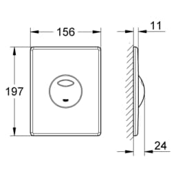Grohe Skate Kumanda Paneli - 38862P00 görsel 2
