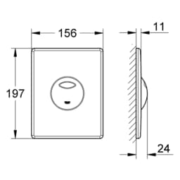 Grohe Skate Kumanda Paneli - 38862SD0 görsel 2