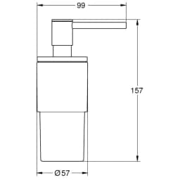 Grohe Spa Rose Sıvı Sabunluk - 40886DA0 görsel 2