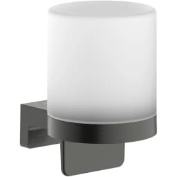 Hansgrohe AddStoris S Mat Siyah-Krom Sıvı Sabunluk - 41765340 görsel 1