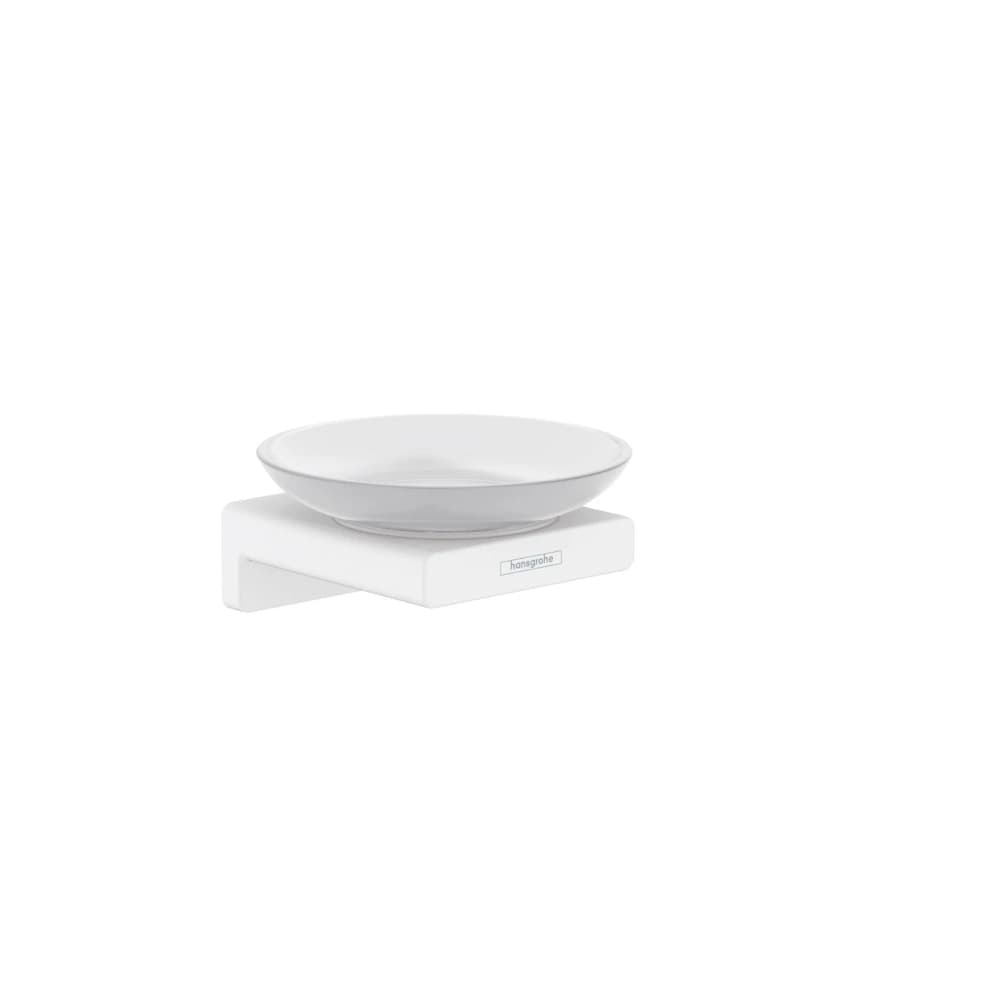 Hansgrohe AddStoris Satin Beyaz Sabunluk