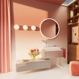 Hansgrohe Avalegra AquaUnit 58x48 Cm Bataryalı Beyaz-Krom Lavabo - 22472000 görsel 2