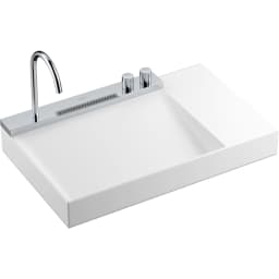 Hansgrohe Avalegra AquaUnit 78x48 Cm Bataryalı Beyaz-Krom Lavabo - 22473000 görsel 1