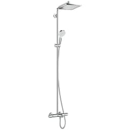 Hansgrohe Crometta E 240 Termostatik Banyo Bataryalı Krom Duş Kolonu 27298000 görsel 1