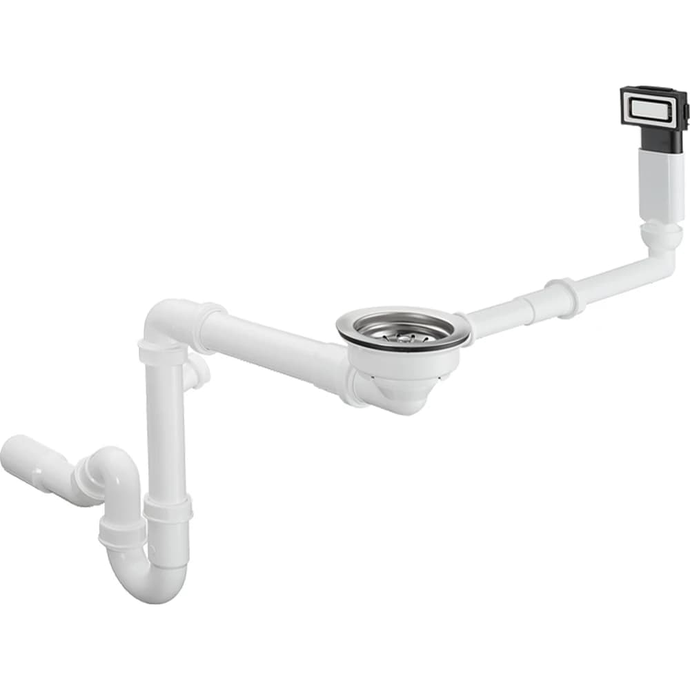 Hansgrohe D14-10 Tek Hazneli Eviye İçin Manuel Gider ve Taşma Seti - 43921800
