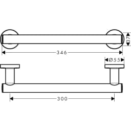 Hansgrohe Logis Universal Tutamak 41713000 görsel 2