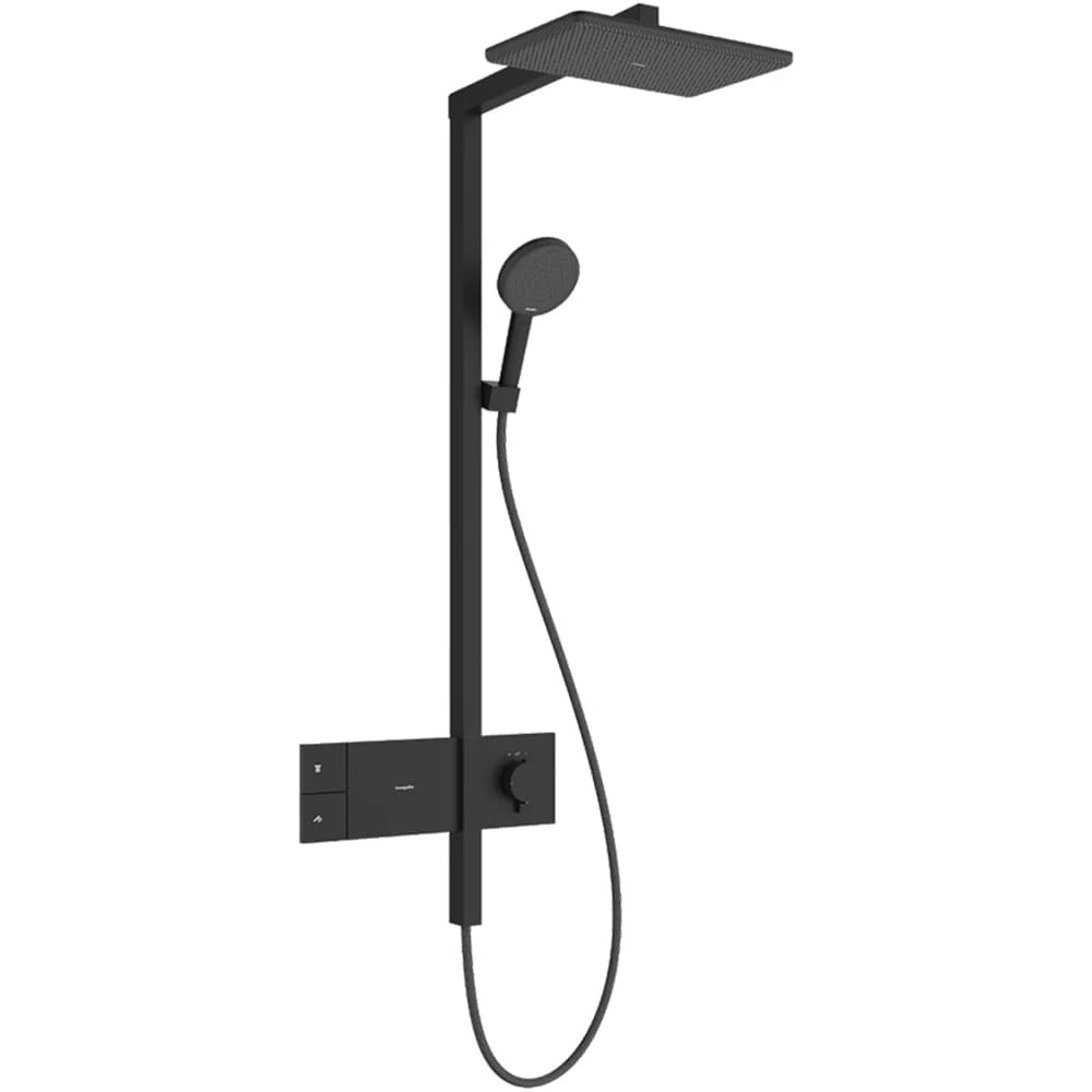 Hansgrohe Raindance Alive Q 210/340 1jet EcoSmart Satin Siyah Duş Kolonu - 24581670
