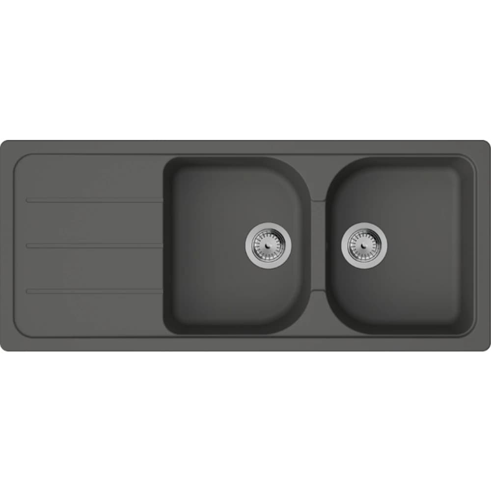 Hansgrohe S52 S520-F735 Taş Gri Ankastre Granit Eviye - 43348290