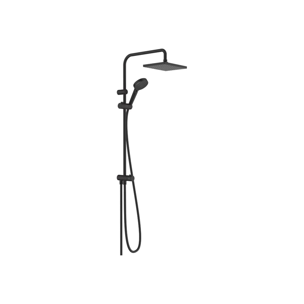 Hansgrohe Vernis Shape Satin Siyah 230 1jet Reno EcoSmart Duş Kolonu
