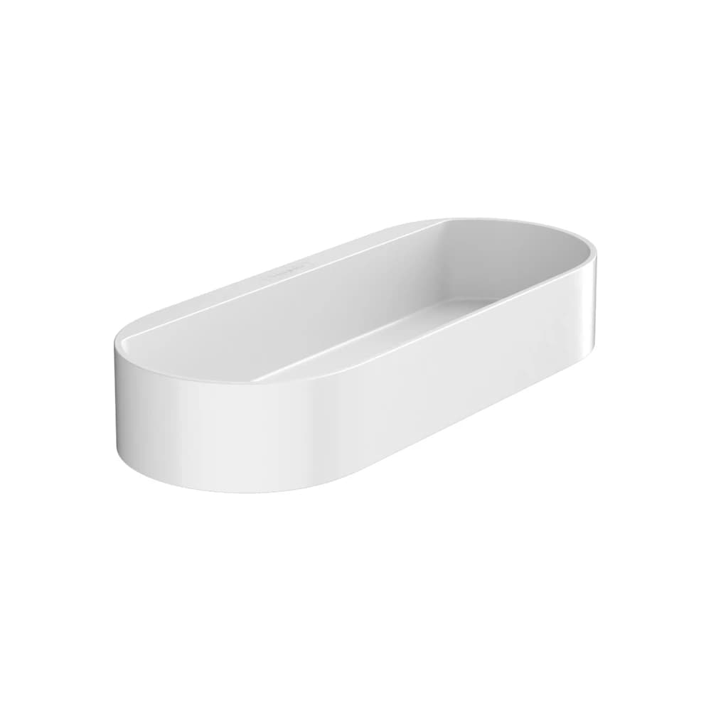 Hansgrohe WallStoris Satin Beyaz Depolama Rafı