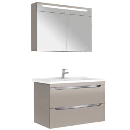 Kale Casilla 100 Cm Vizon Banyo Dolabı Takımı 610100201234 görsel 1