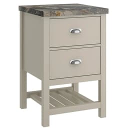 Kale Grandhome 55 Cm Mat Adaçayı Yeşili-Asteroid Yan Dolap (Mat Krom Kulp) görsel 1