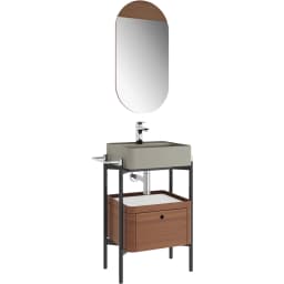Kale Icon 2.0 50 Cm Kare Vizon Banyo Dolabı Takımı görsel 1