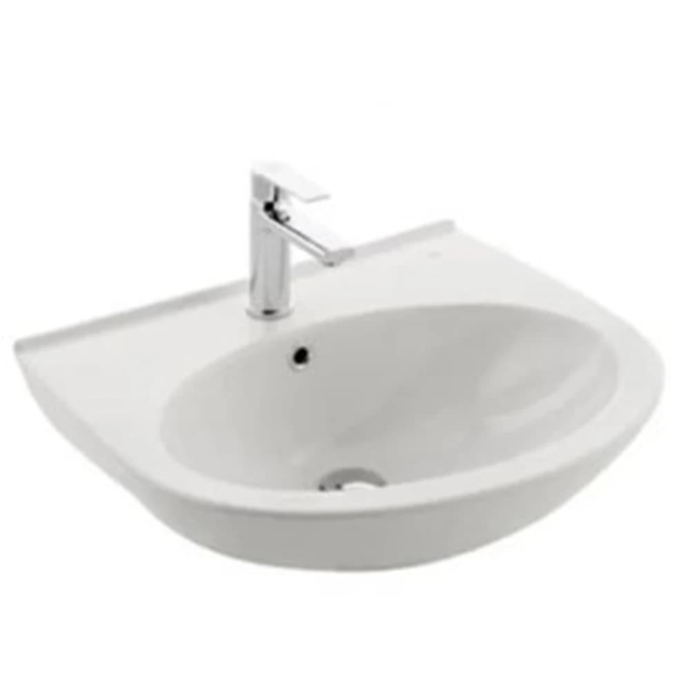 Kale Ida 56x46 Cm Orta Armatür Delikli Lavabo