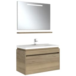 Kale Idea 2.0 100 Cm Pasifik A Tek Çekmeceli Banyo Dolabı Takımı 610100200508 görsel 1
