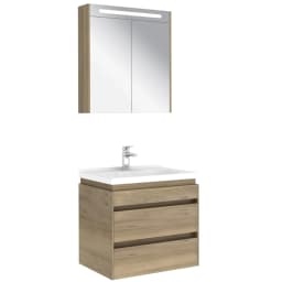 Kale Idea 2.0 65 Cm Pasifik A Çift Çekmeceli Banyo Dolabı Takımı 610100200512 görsel 1