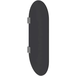 Kale Panello 100x50 Cm Oval Formlu Mat Antrasit Pisuvar Paneli görsel 1