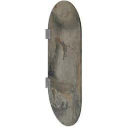 Kale Panello 100x50 Cm Oval Formlu Mat Asteroid Pisuvar Paneli görsel 1