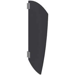 Kale Panello 100x50 Cm Yelken Formlu Mat Antrasit Pisuvar Paneli görsel 1