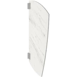 Kale Panello 100x50 Cm Yelken Formlu Mat Pallisandro Pisuvar Paneli görsel 1