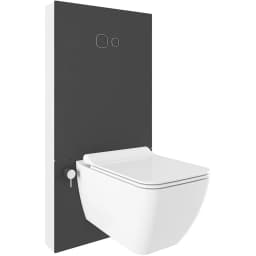Kale Trono 3/6L Mega Siyah Monoblok Rezervuar Seti görsel 1