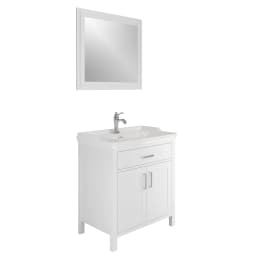 Kale Vintage 80 Cm Beyaz Banyo Dolabı Takımı 610100201040 görsel 1