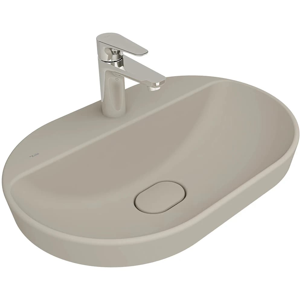Kale Zero 2.0 60x40 Cm Mat Vizon Yarı Gömme Oval Lavabo