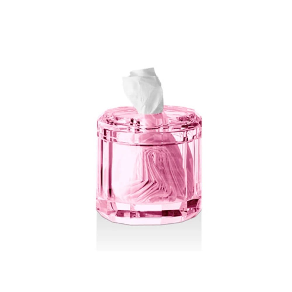 Decor Walther Kristall Pembe Mendil Kutusu
