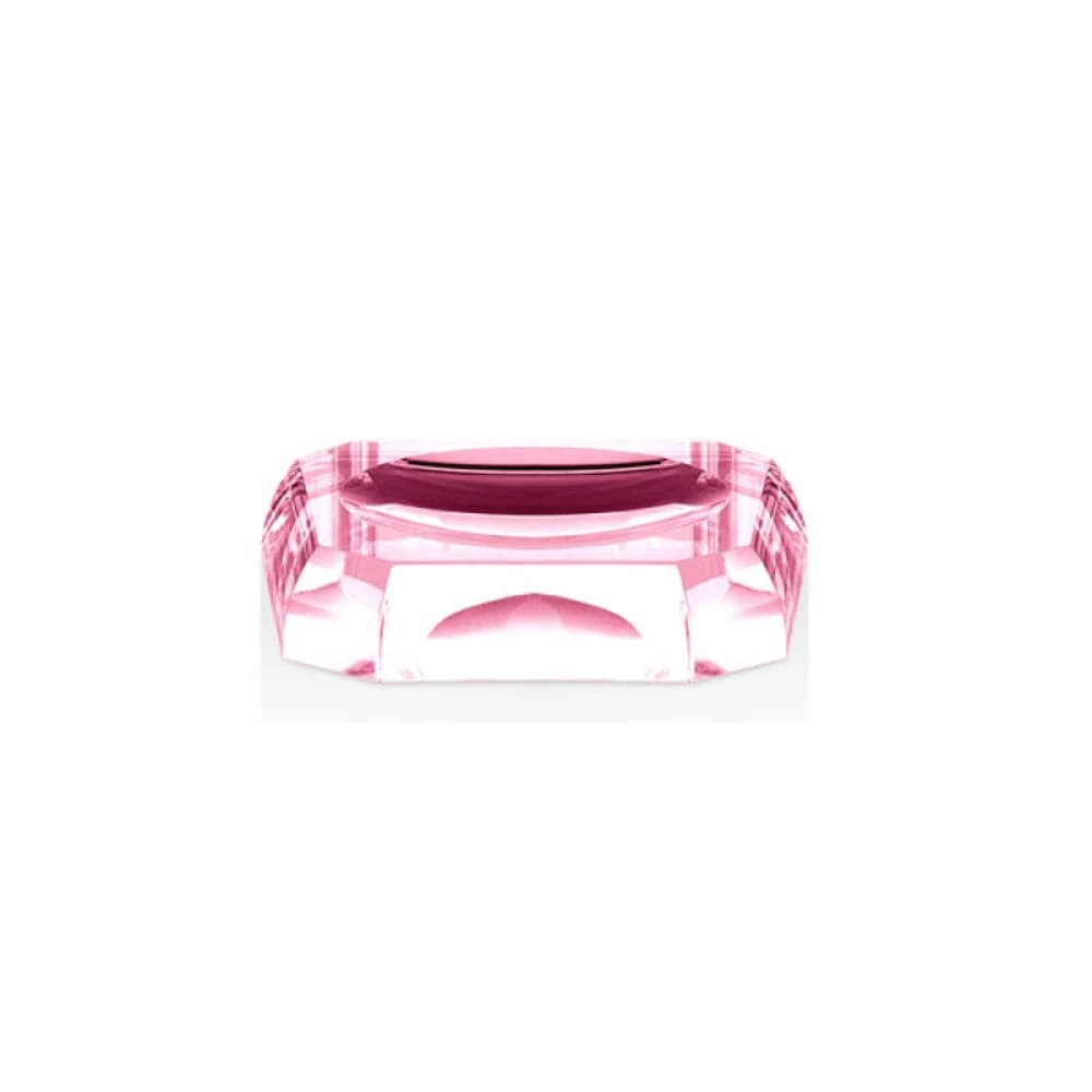 Decor Walther Kristall Pembe Tezgah Üstü Sabunluk