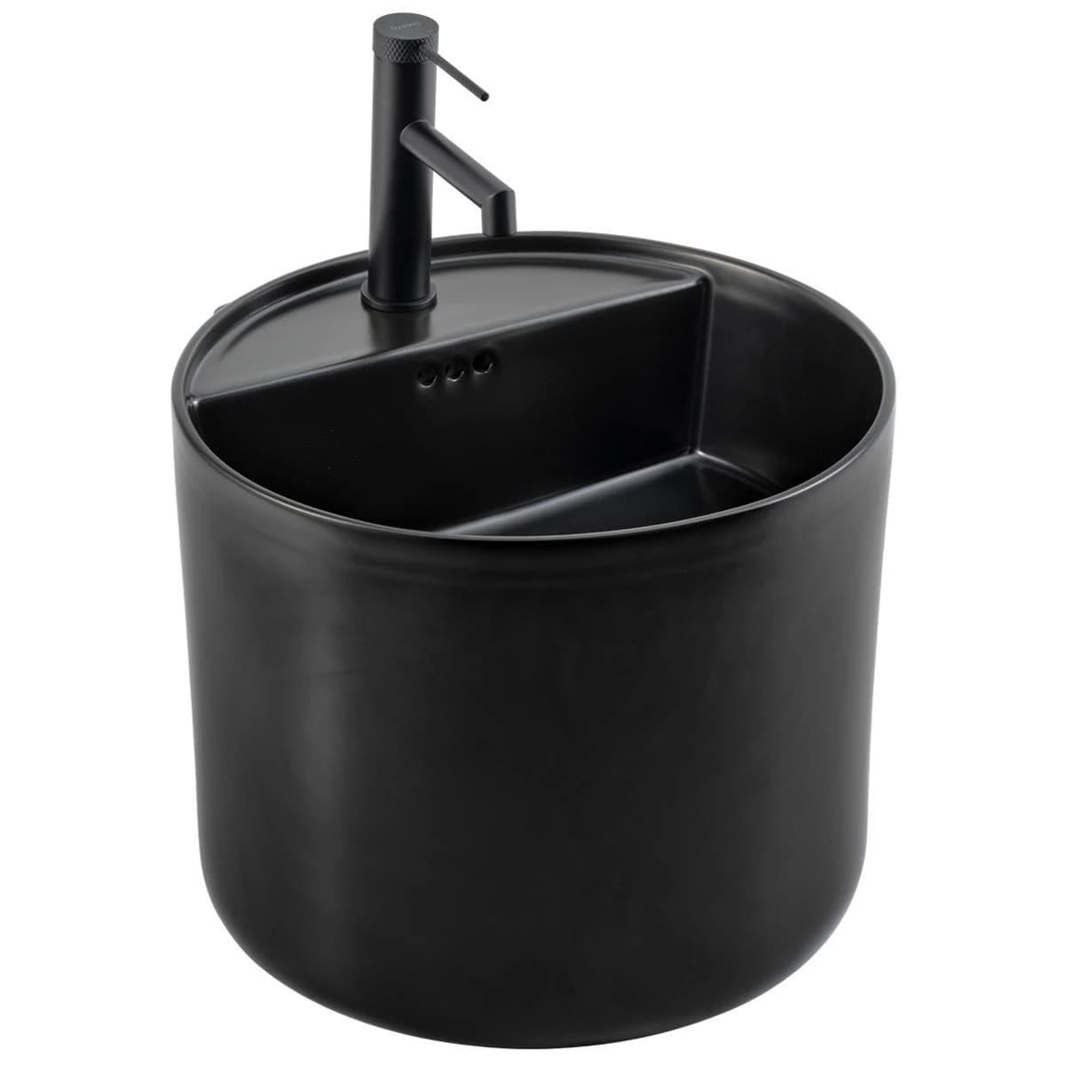 Lena E-252SS Monoblok Lavabo Siyah