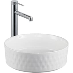 Lena E-W5001 36 Cm Yuvarlak Tezgah Üstü Lavabo görsel 1