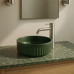 Lena EY-4715MY 38 Cm Mat Yeşil Çanak Lavabo görsel 2