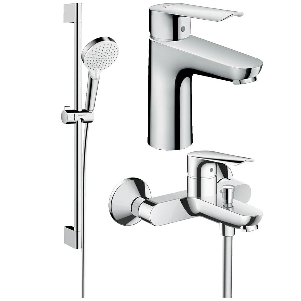Hansgrohe Logis E Üçlü Batarya Seti